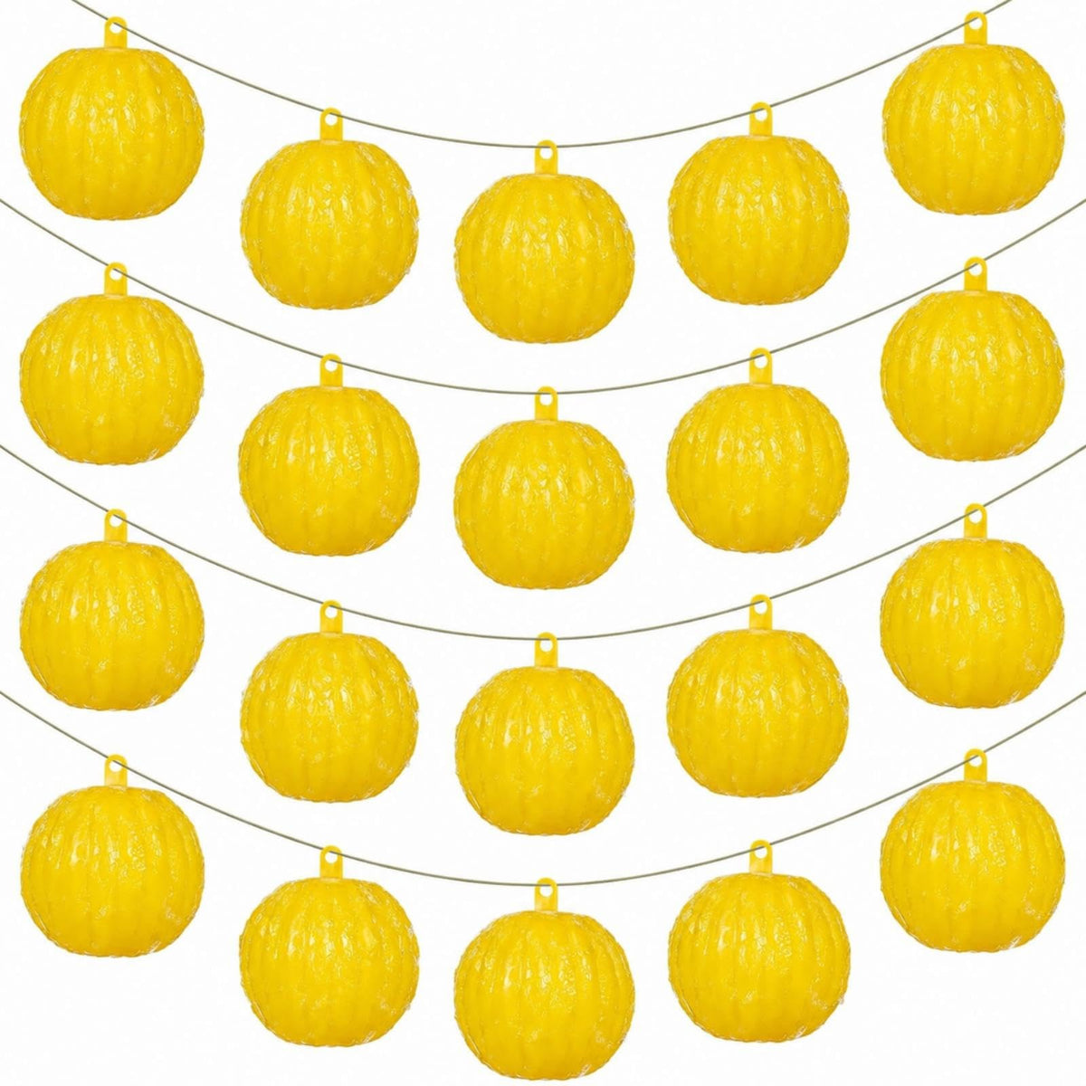 Qualirey front view packaging showing 20 yellow sticky balls and clear instructions