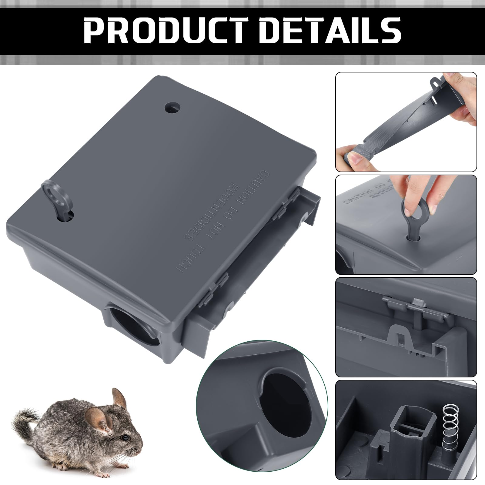 Qualirey installed under deck lifestyle keeps bait discreet and effective