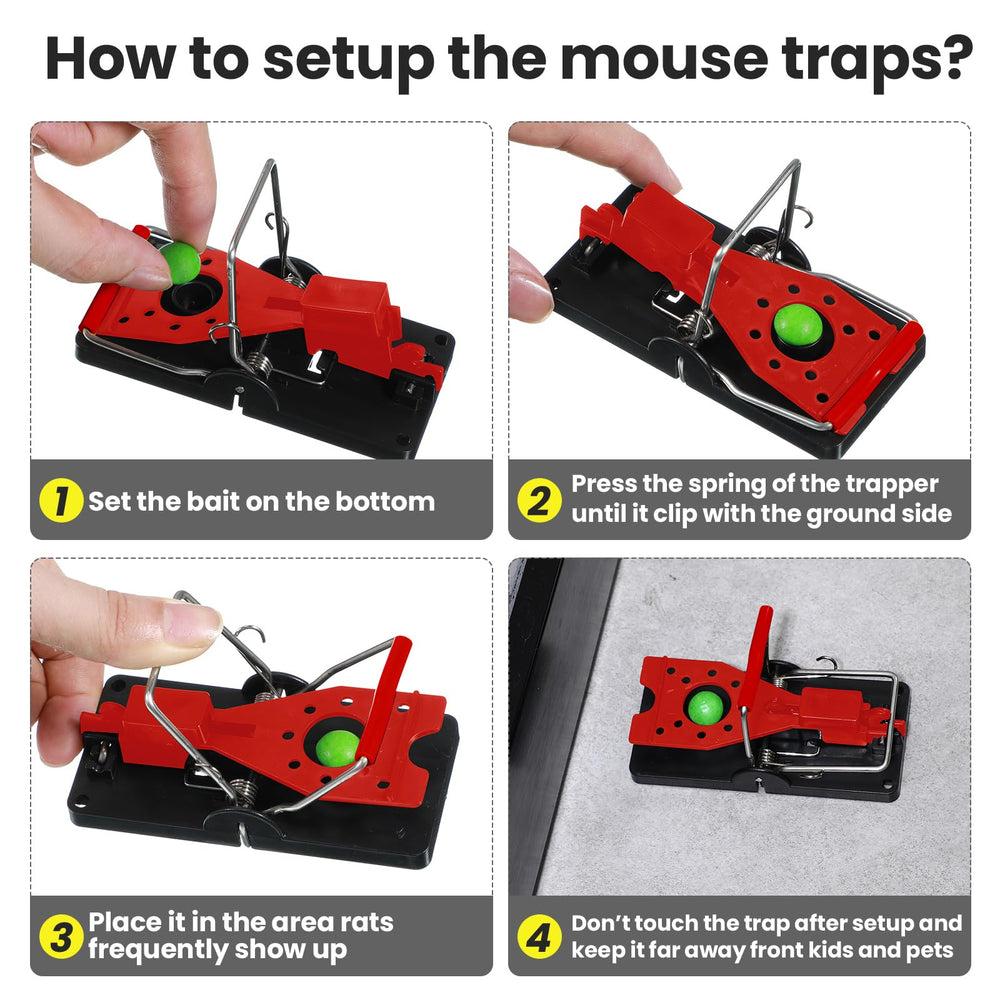 Qualirey trap set in a garage near baseboard showing practical placement