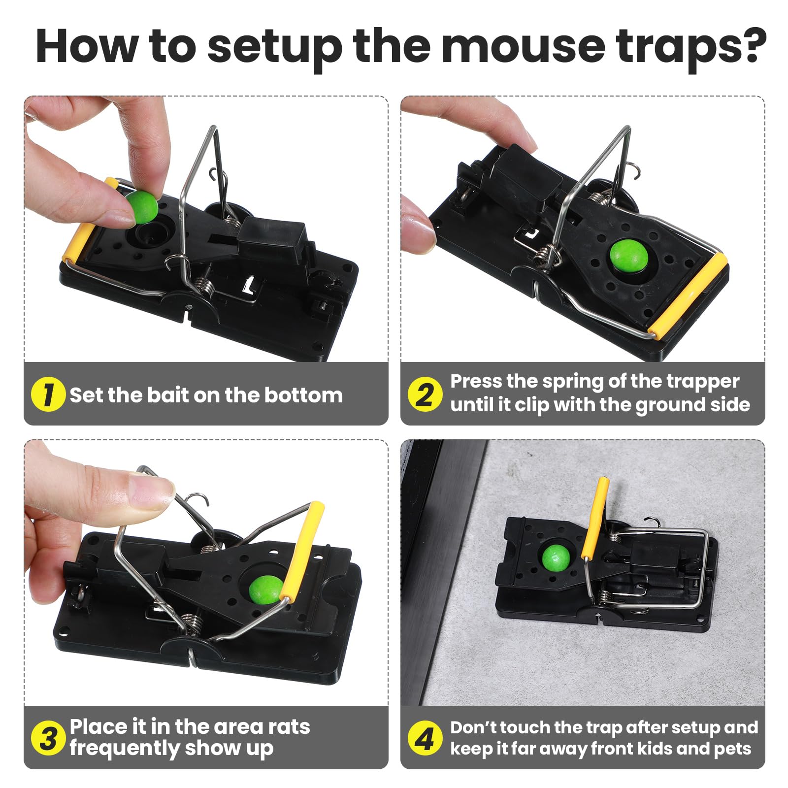 Qualirey traps placed in a garage showing scalable protection for storage spaces
