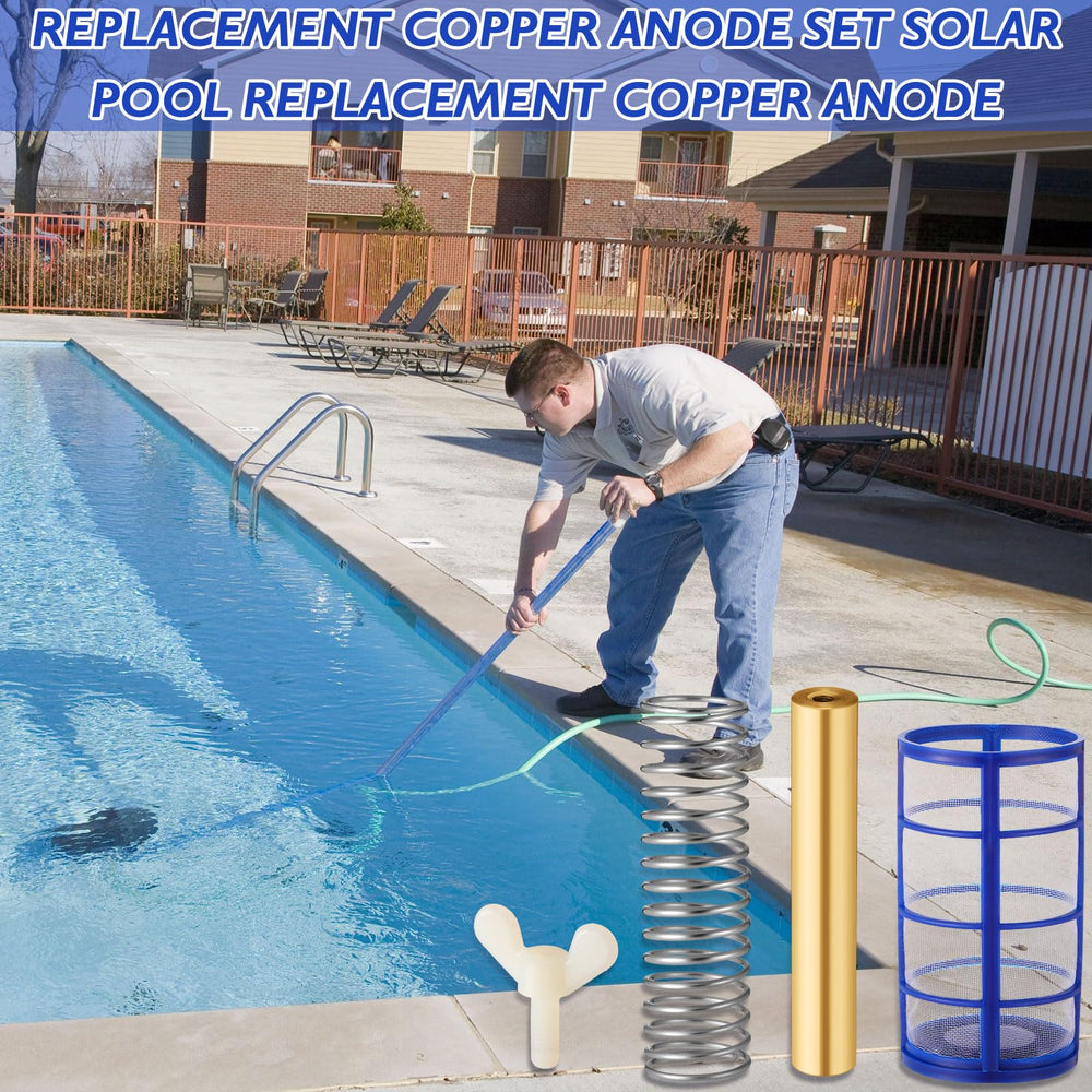 Qualirey kit staged by poolside for simple DIY maintenance and savings
