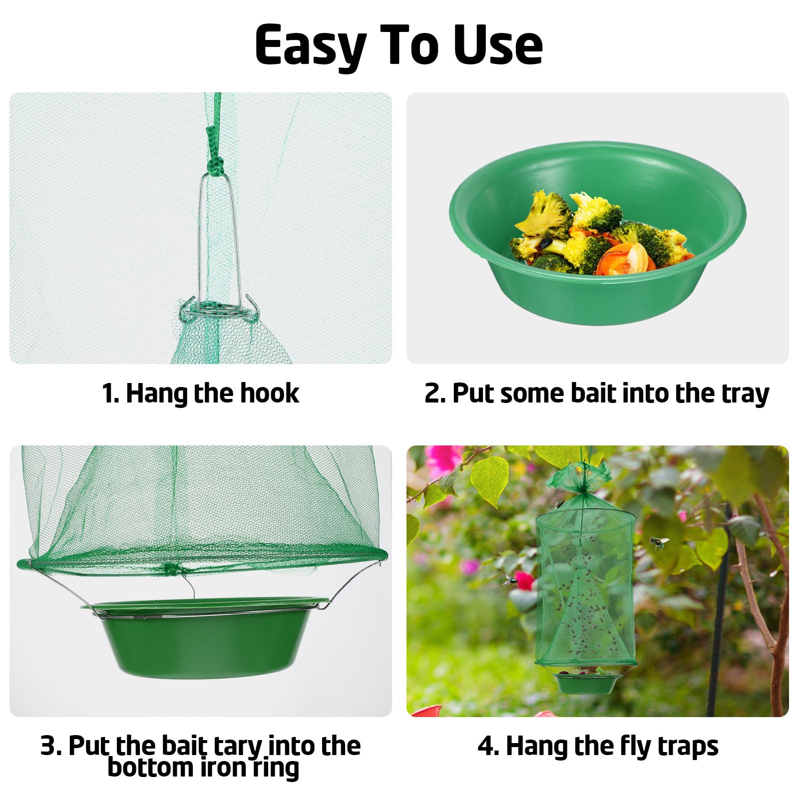 Qualirey pack of 12 traps stacked displaying quantity for multi-area deployment