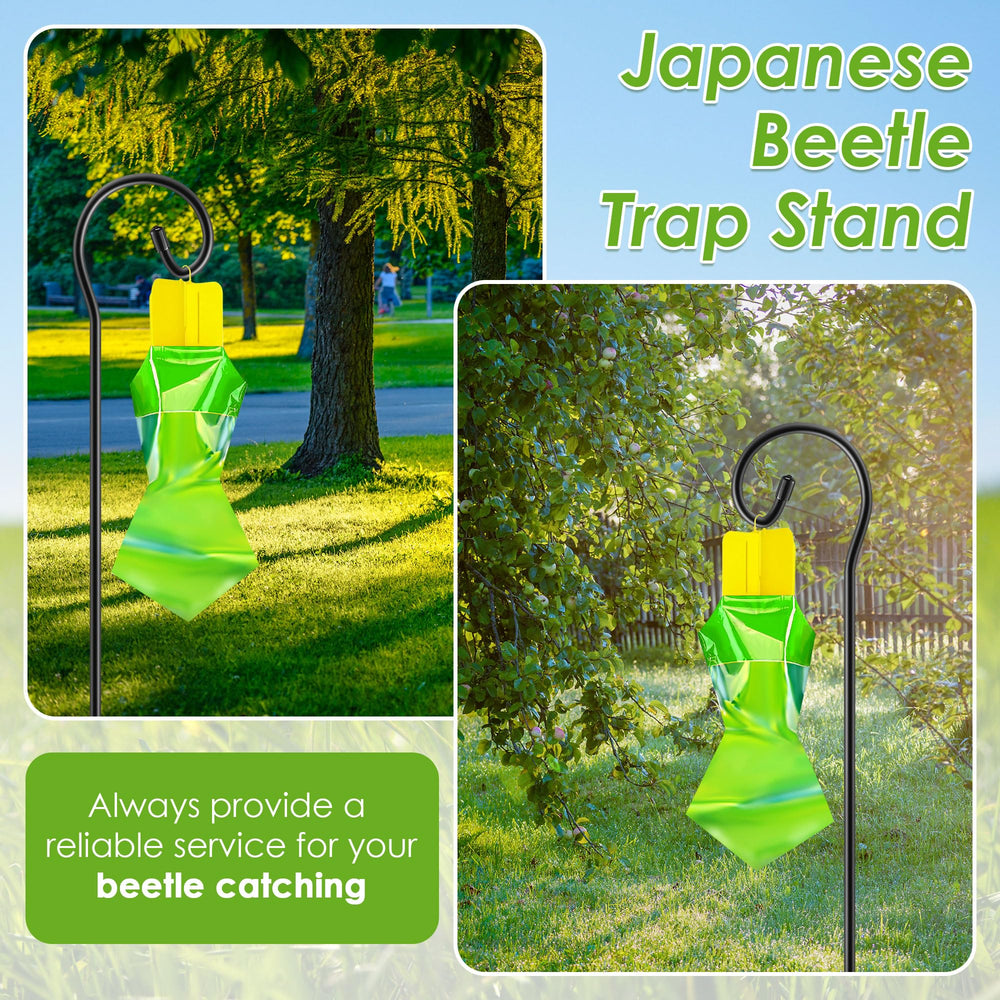Qualirey pack of four stands arranged on lawn providing multi-area coverage