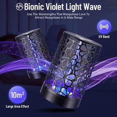 Qualirey purple light illumination attracting insects for efficient trapping