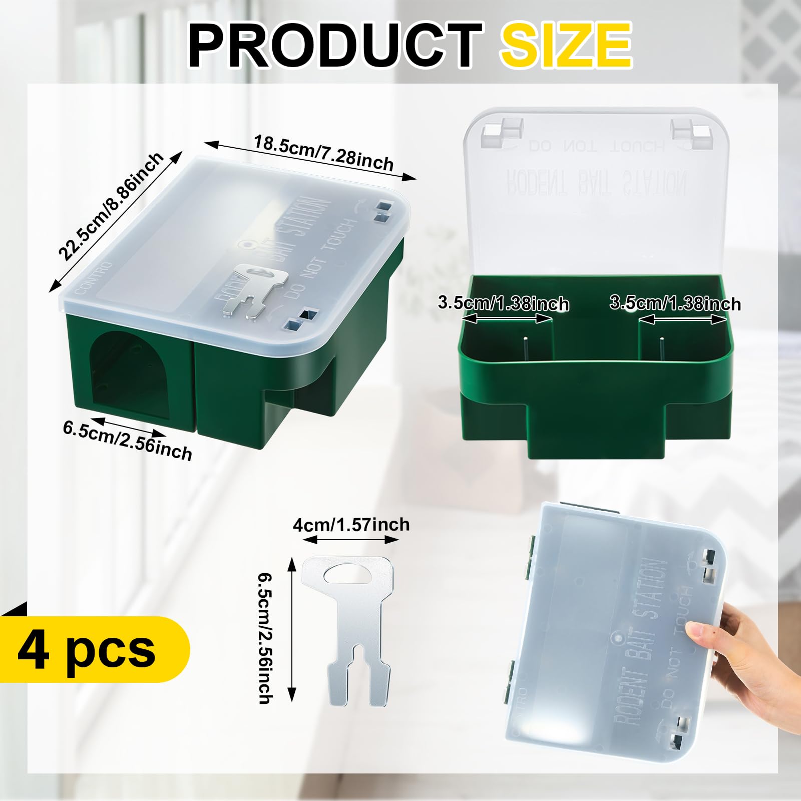 Qualirey side profile locked demonstrating tamper-resistant protection