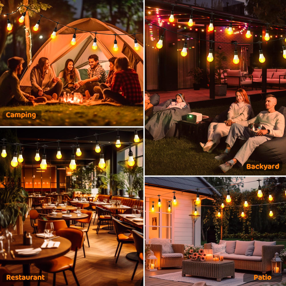 Qualirey string beside measuring tape illustrating 37.7 ft scale