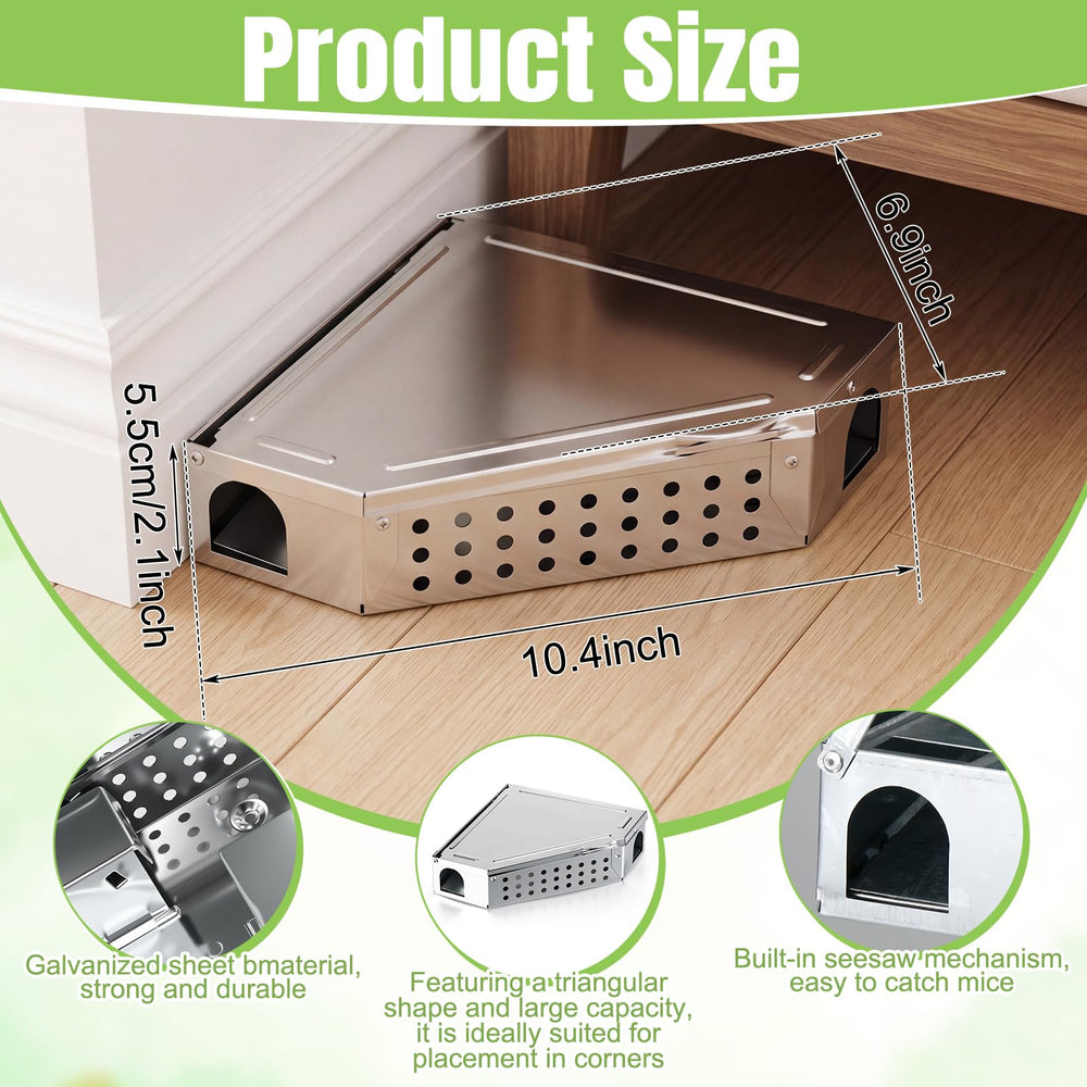 Qualirey trap hinge close-up displaying durable galvanized construction and long-lasting use