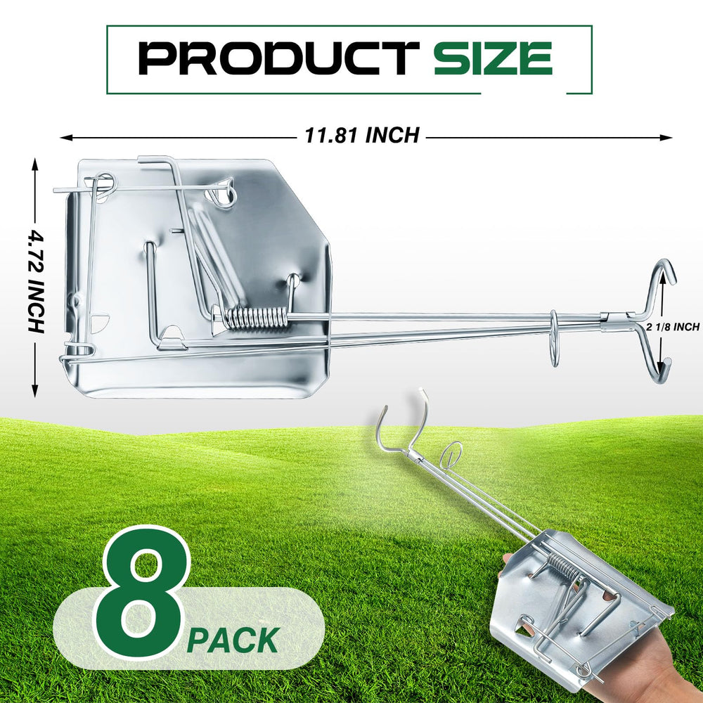 Qualirey close-up of spring mechanism and trigger showing robust steel construction and reliable snap