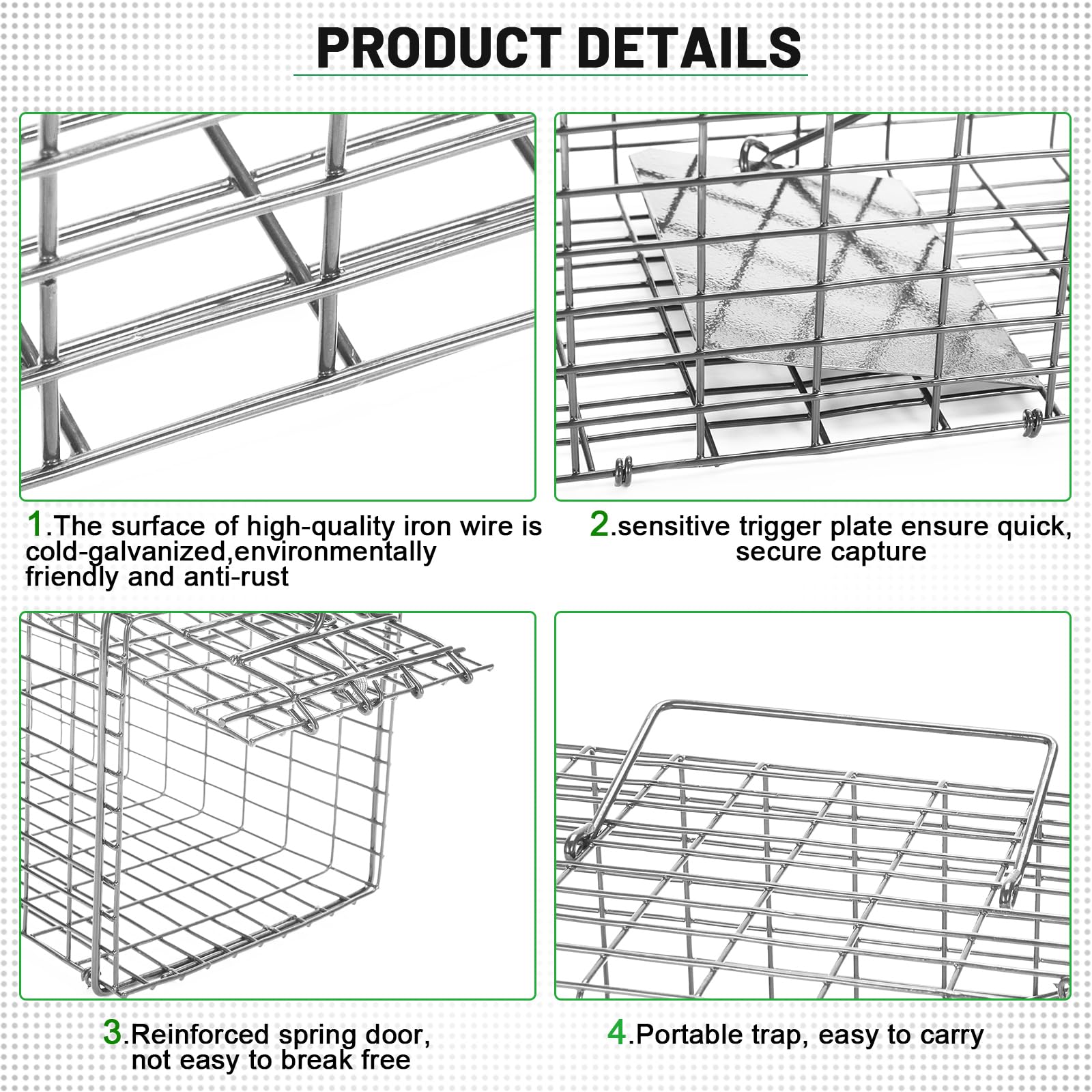 Qualirey close-up of carrying handle for safe transport and hands-off handling benefit