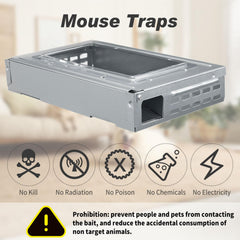 Qualirey trap placed in kitchen corner demonstrating discreet effective use