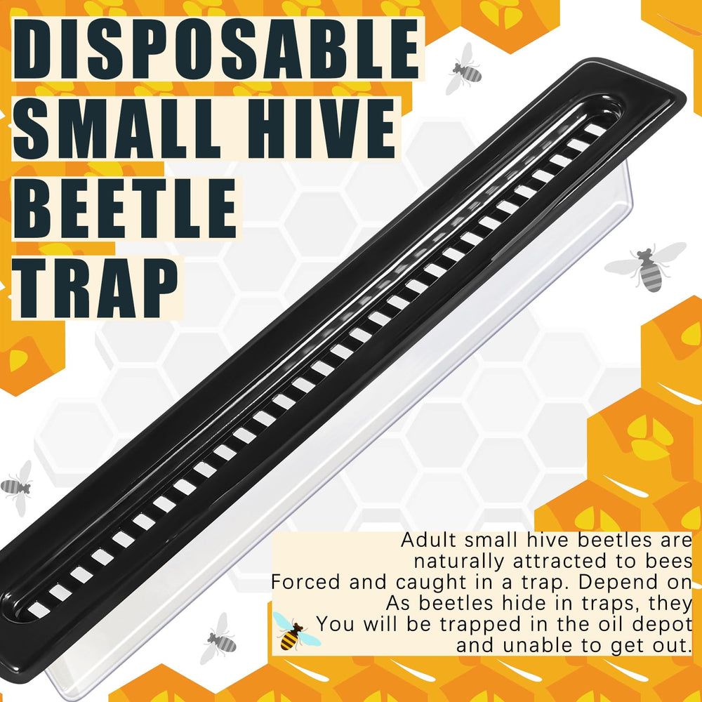 Qualirey trap installed in a hive corner demonstrating discreet placement benefit