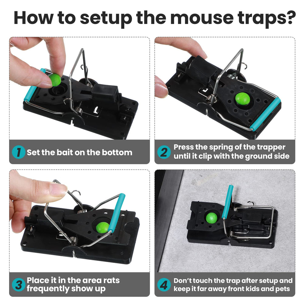 Qualirey row of traps illustrating coverage and ready-to-use benefit