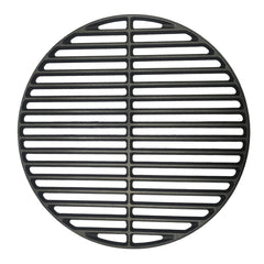Quantfire front view of 13-inch cast iron grid showing full cooking surface and fit