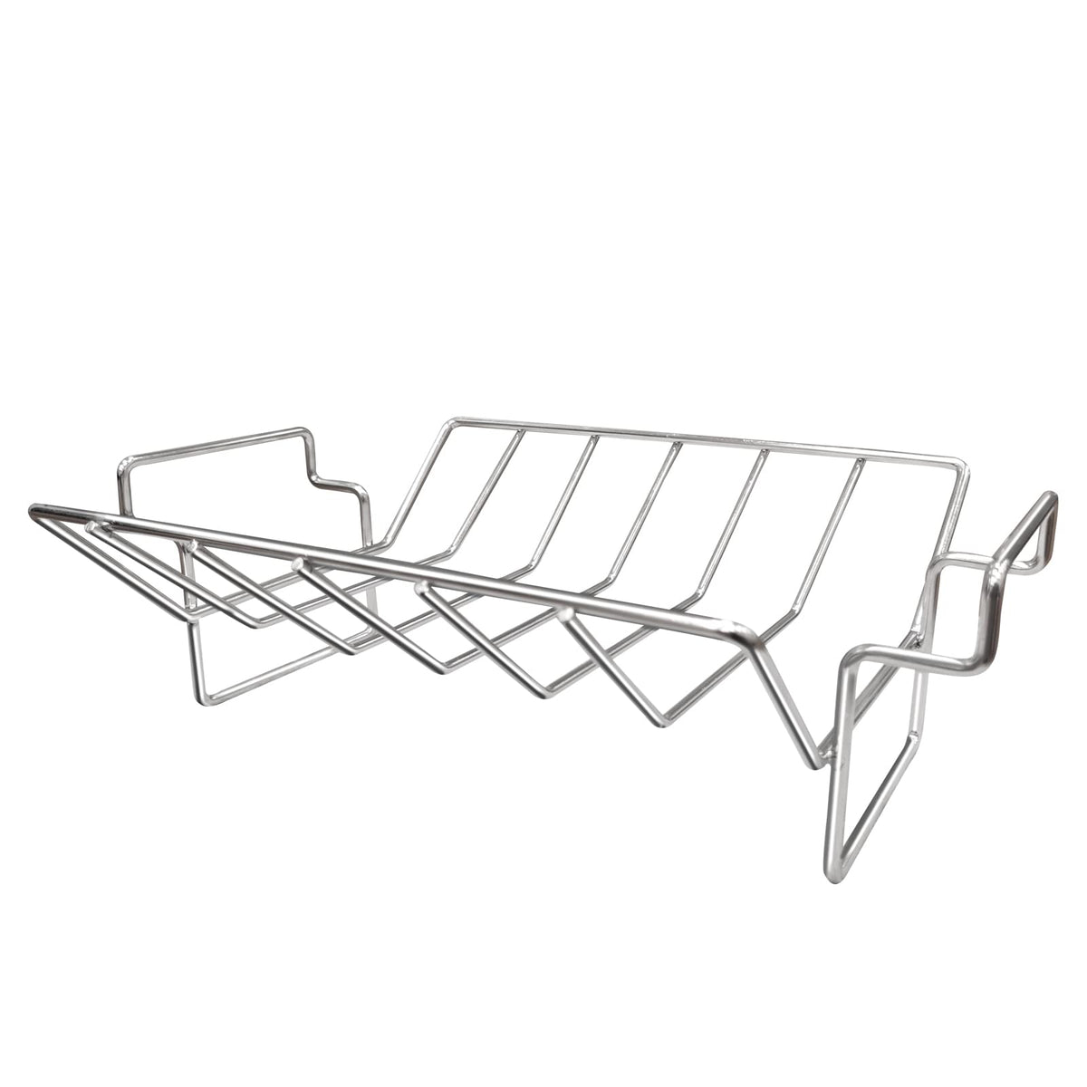 Quantfire front view of dual-purpose rack showing overall sturdy design and fit