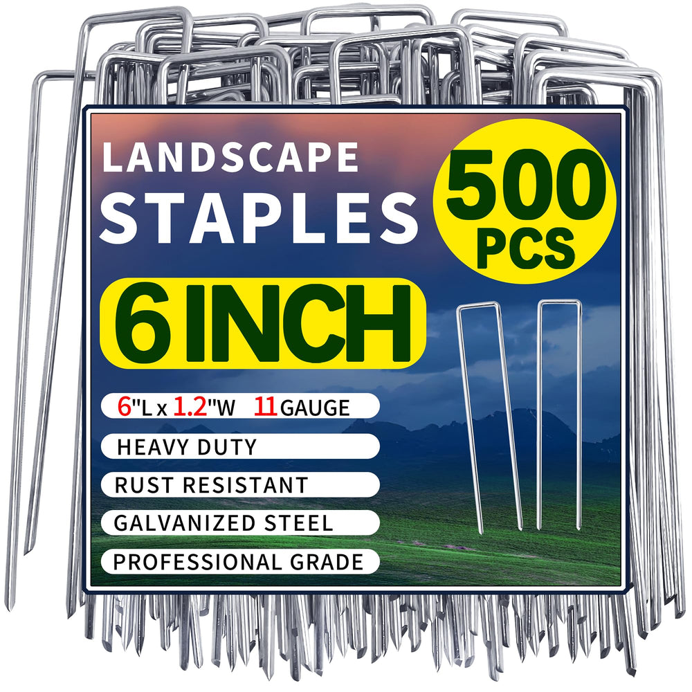 Qucuky open box of 500 staples on a workbench, providing bulk supply convenience
