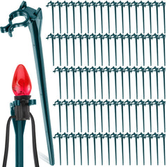 Queekay front packaging showing 200 green stakes for large displays