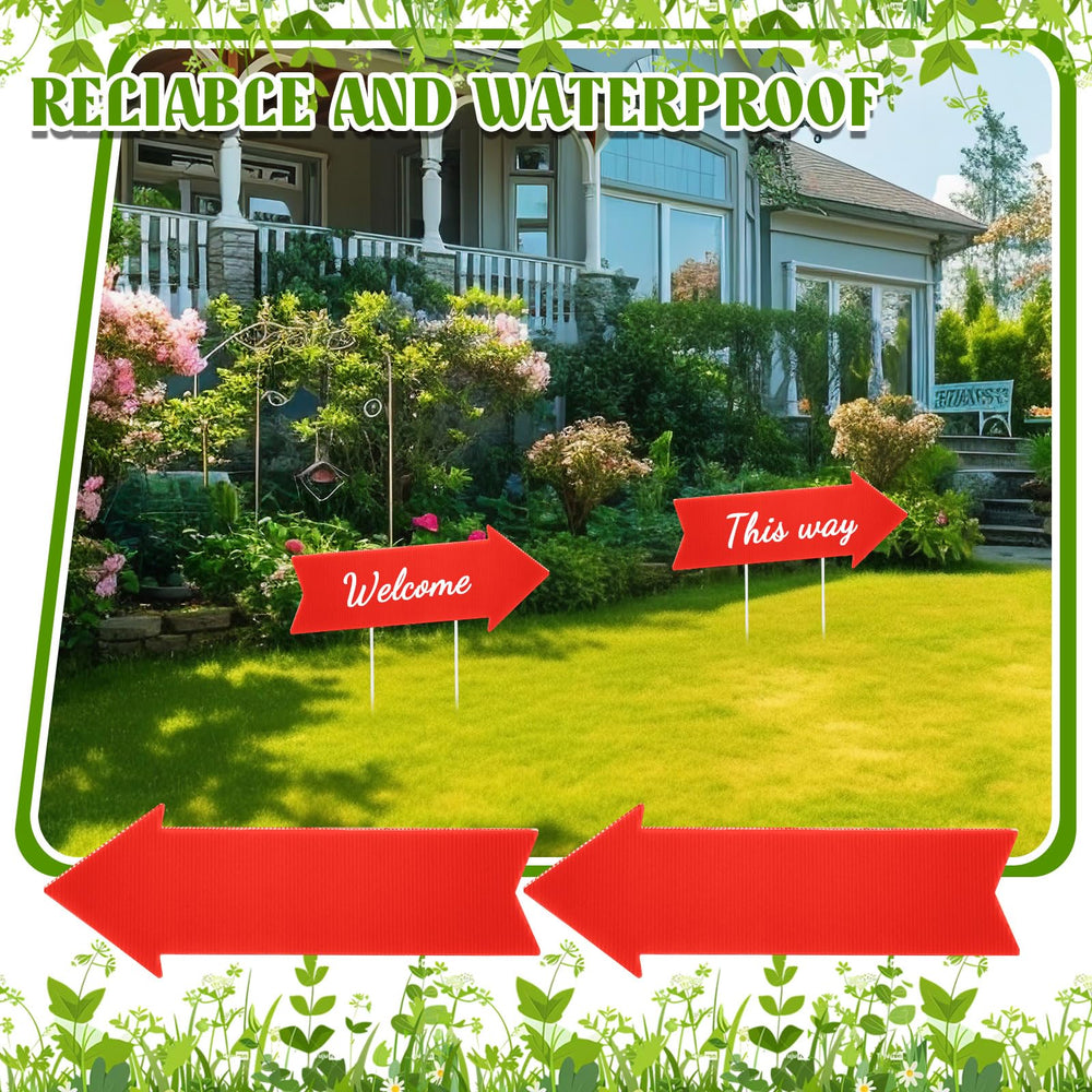 Queekay sign held by hand demonstrating 17x6 inch size visibility