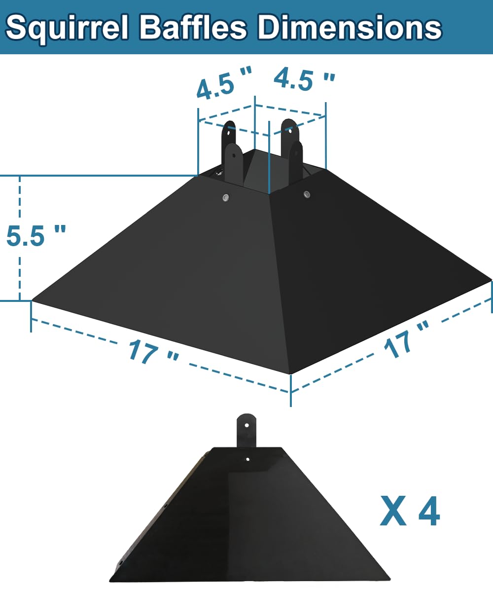 Queension baffle shedding water to show weather-resistant material