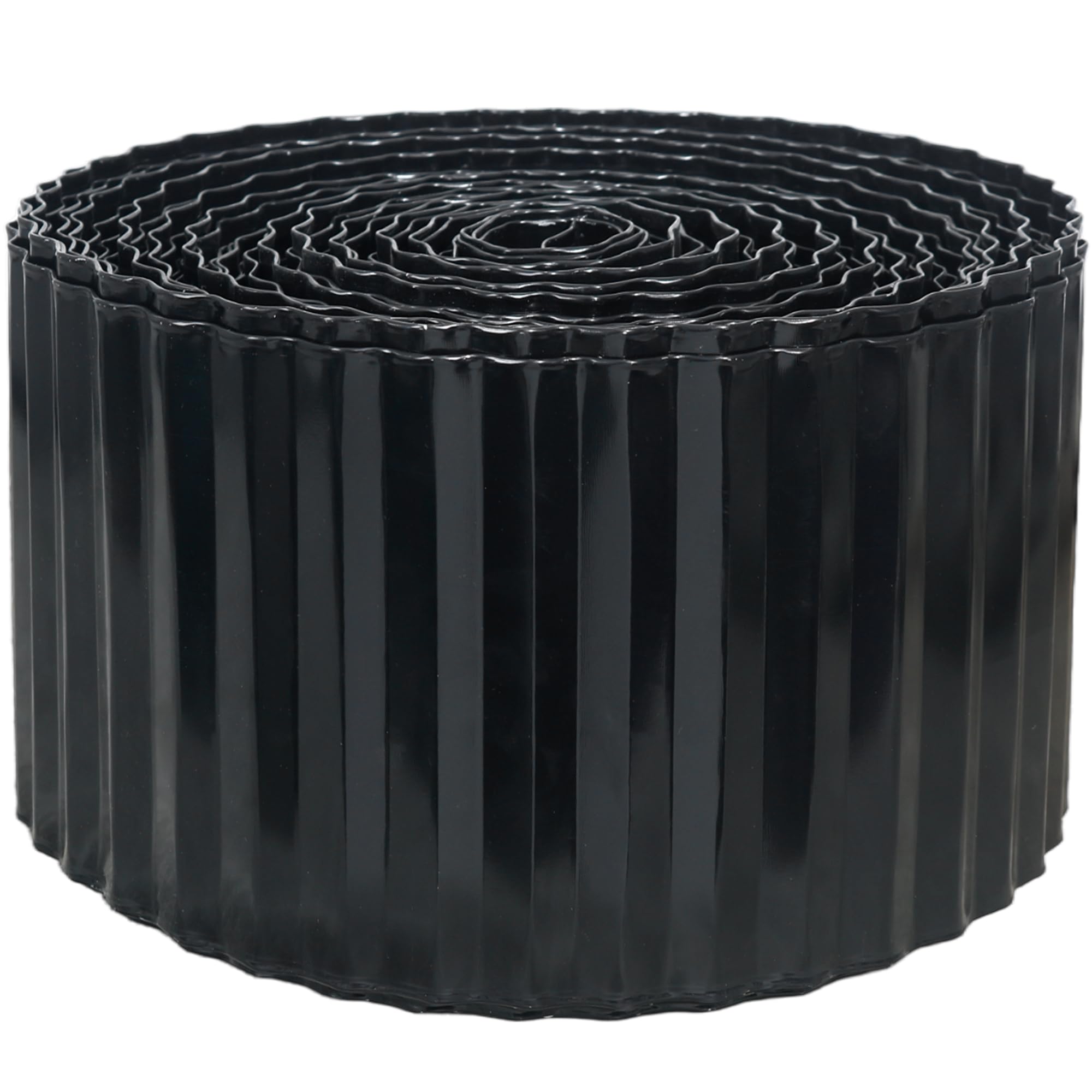 Quibbay front view of rolled 6x100ft edging showing product and compact packaging benefit