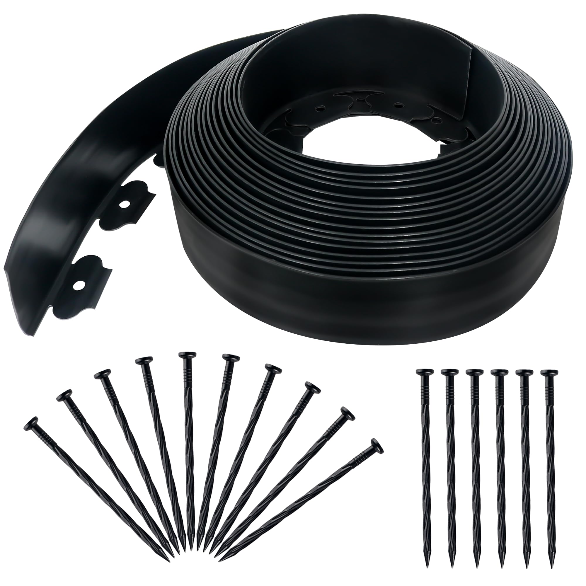 Quibbay front view of edging roll showing length and compact packaging benefit