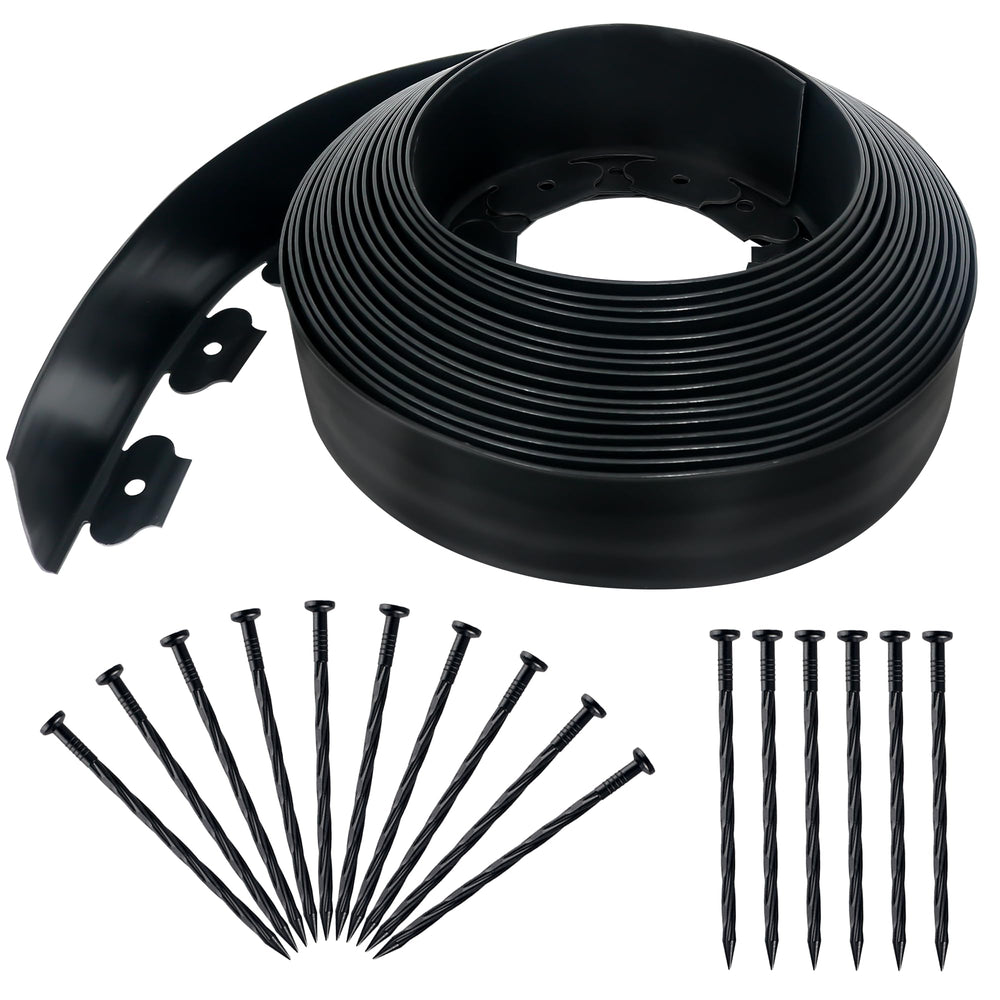 Quibbay front view of edging roll showing length and compact packaging benefit
