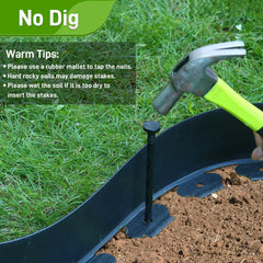 Quibbay edging installed along a curved pathway creating neat, defined border