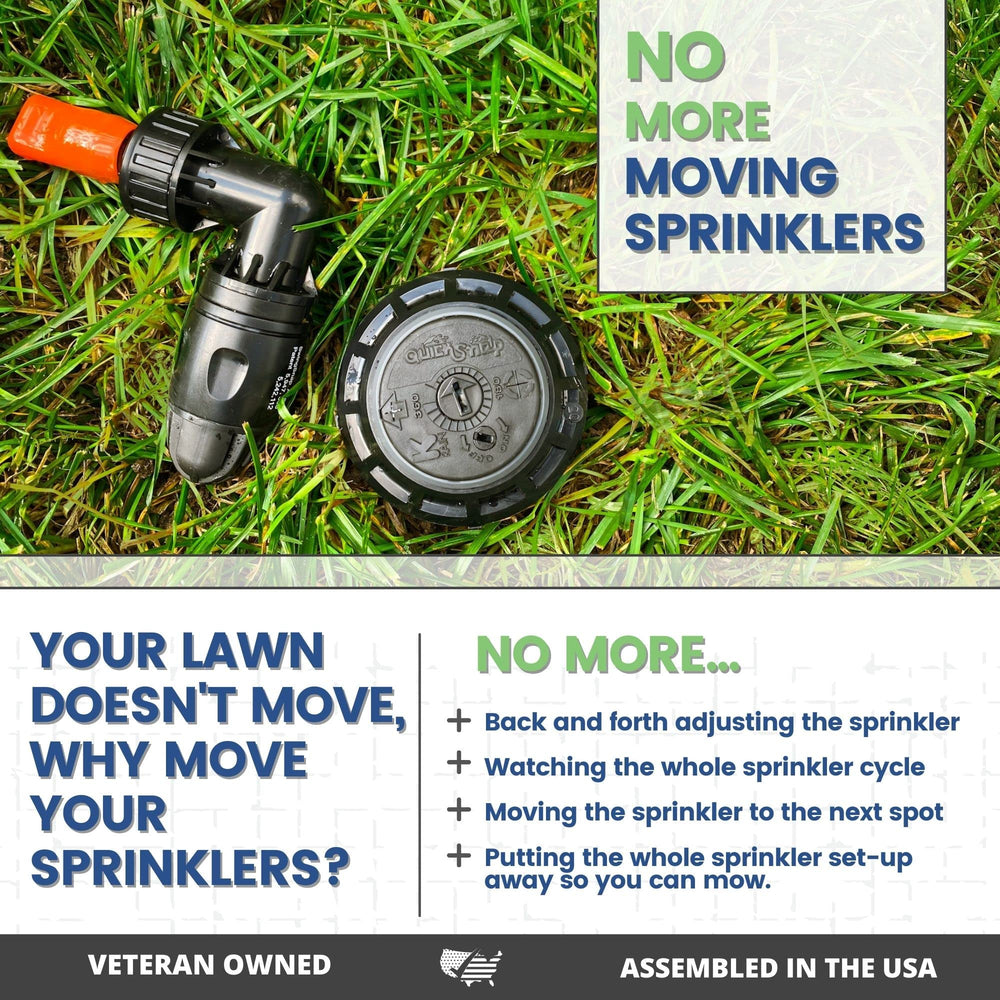 Quick-Snap close-up nozzle view highlighting adjustable spray pattern and durable tip