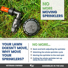 Quick-Snap close-up nozzle view highlighting adjustable spray pattern and durable tip