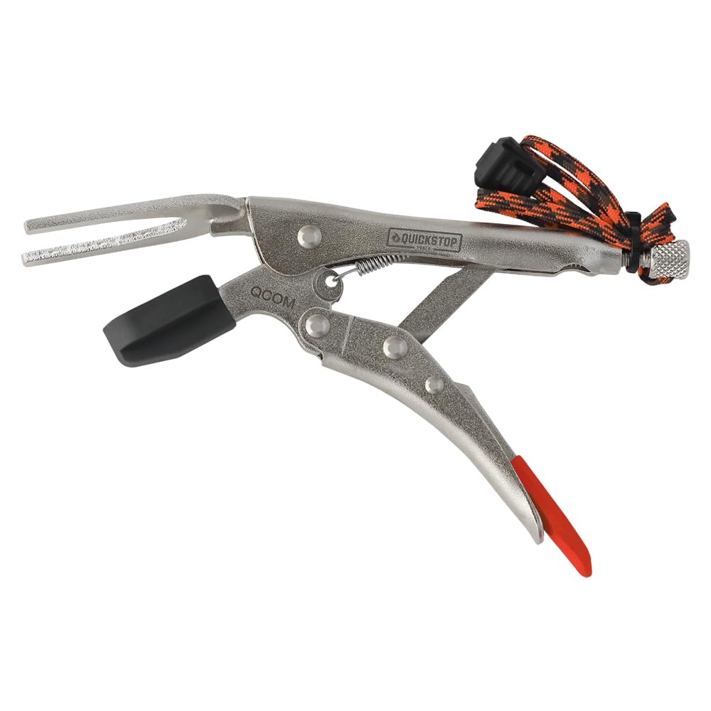 QUICKSTOP front view of tool in hand showing quick deployment and control