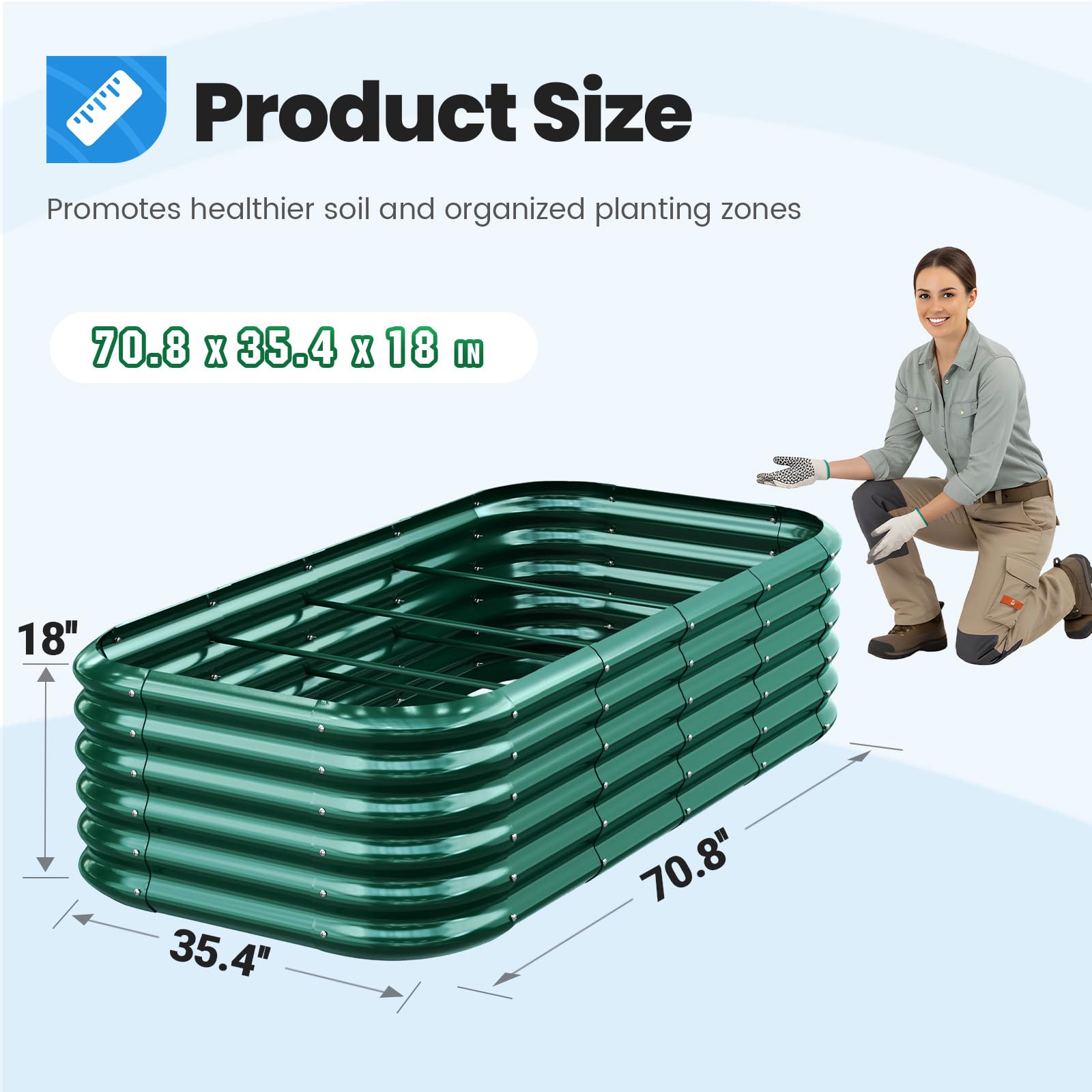Quictent rubber strip edging detail protecting joints and soil retention