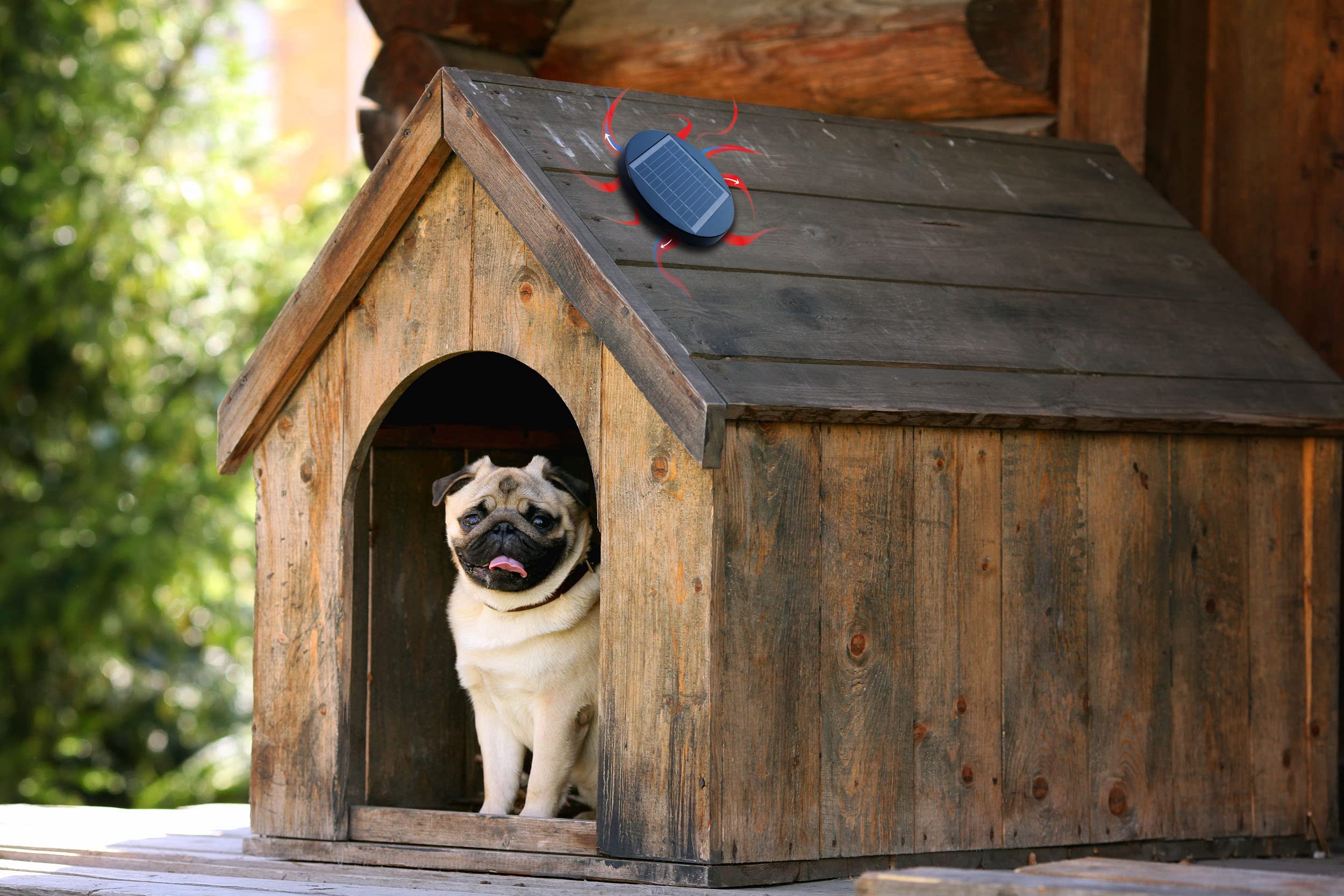 Quietcool weather-resistant housing illustrating outdoor durability