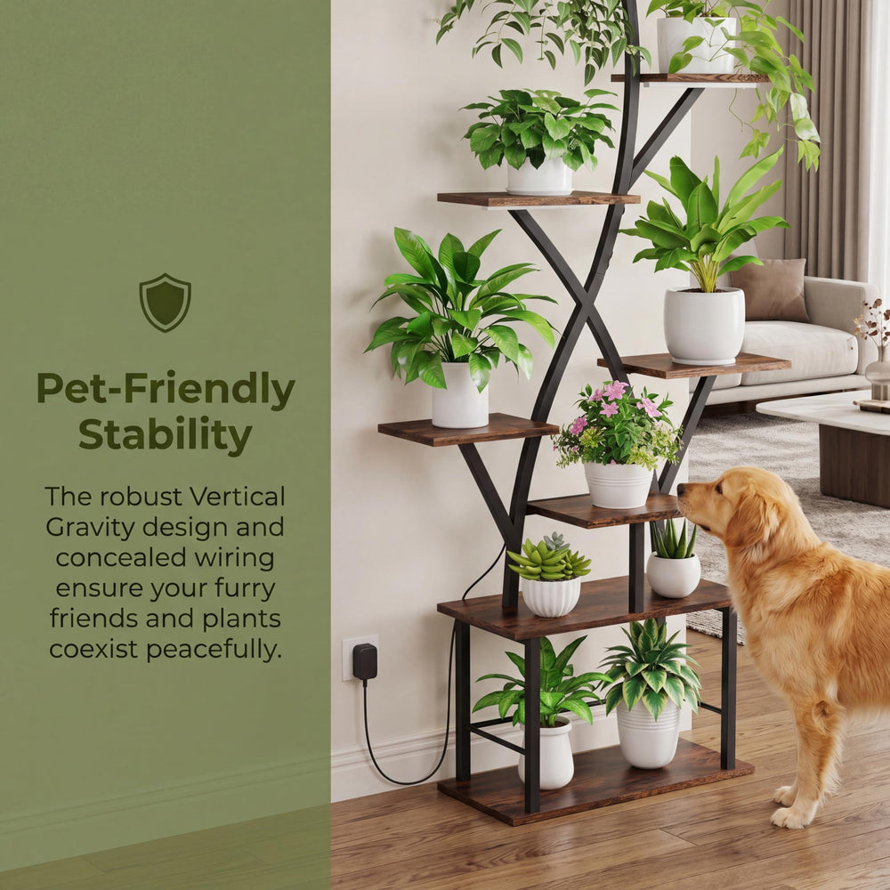 Quikraen height comparison next to a medium pot demonstrating scale and capacity benefit