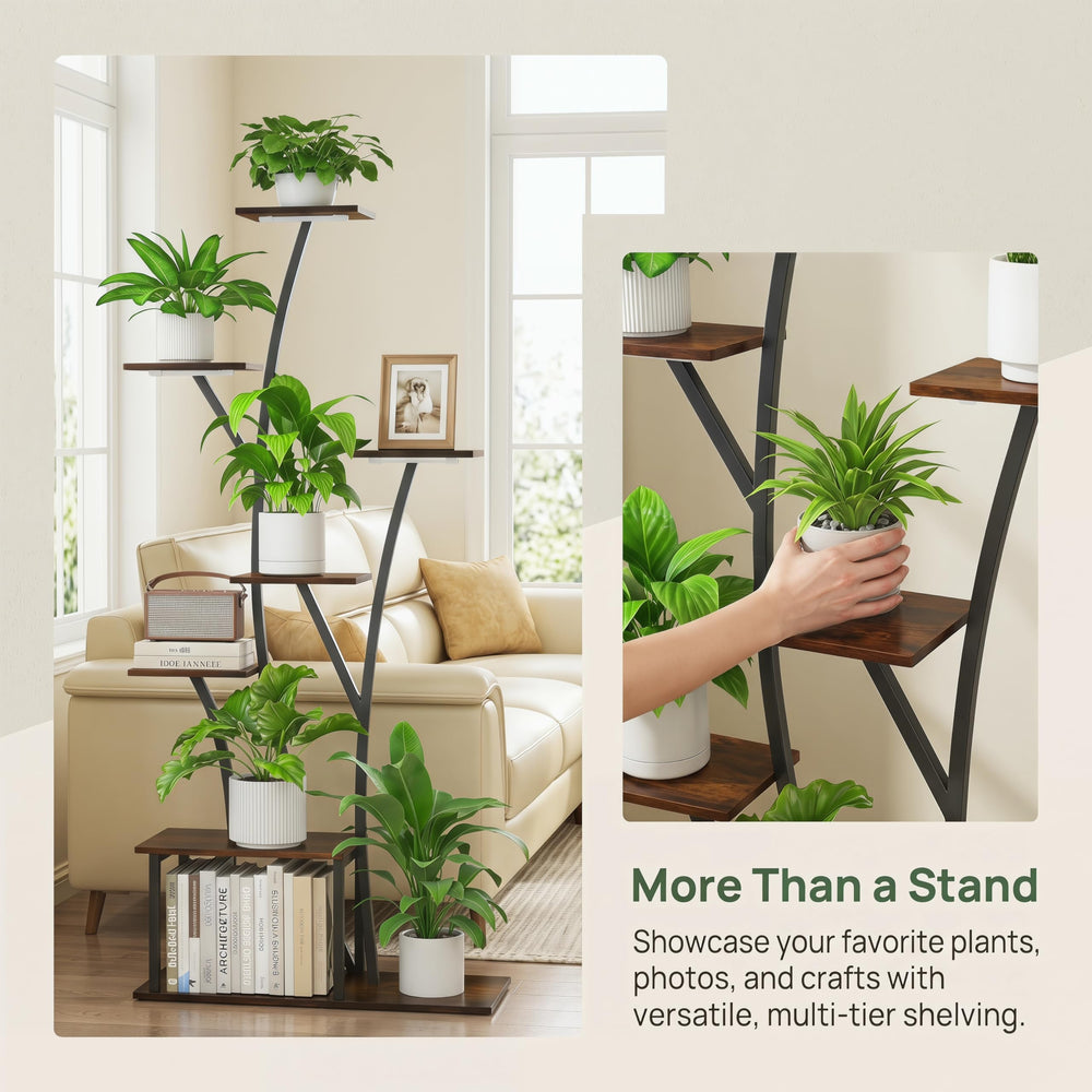 Quikraen in living room with plants illustrating decor enhancement and healthy growth