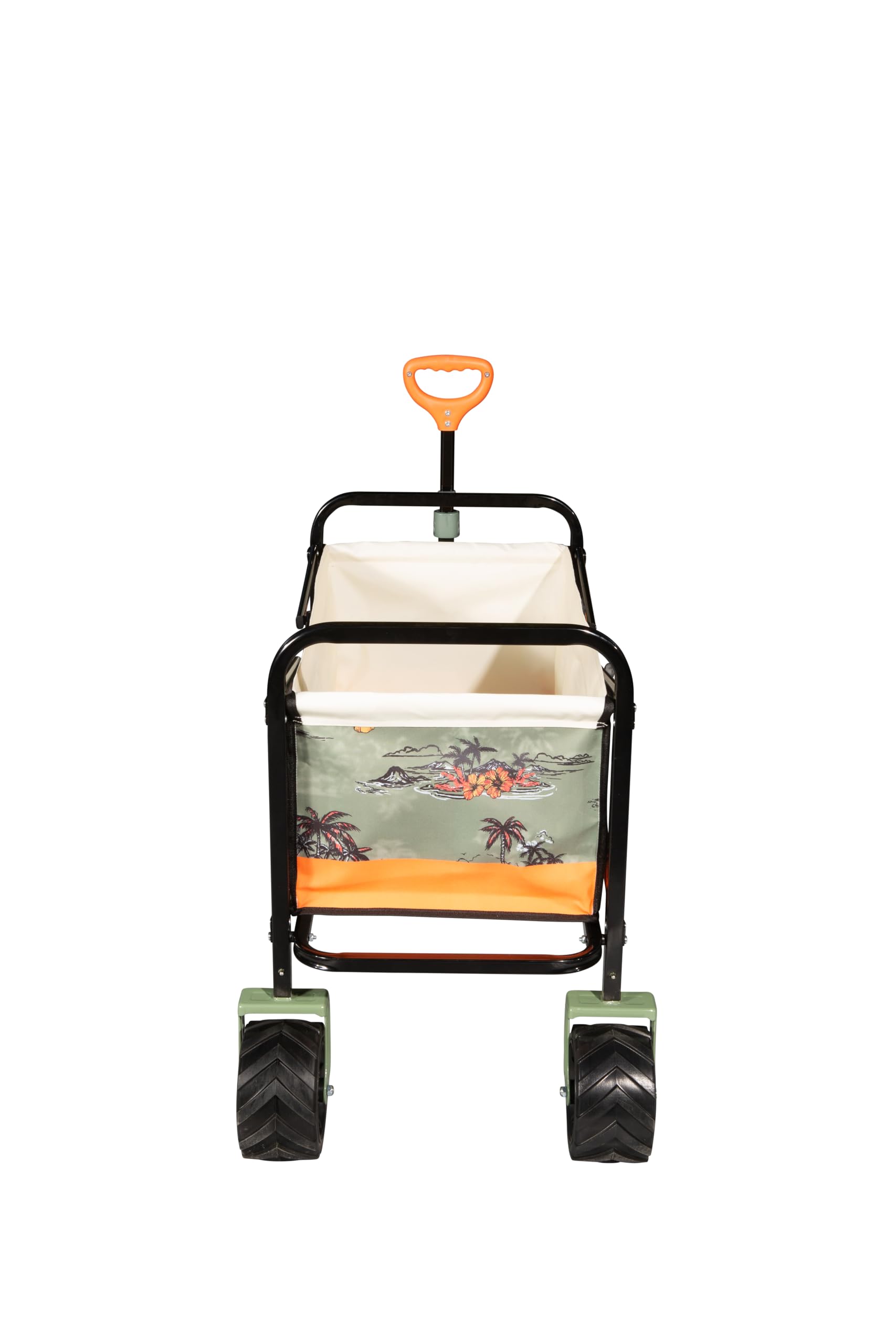 Quiksilver wagon loaded on beach carrying coolers and chairs for convenience