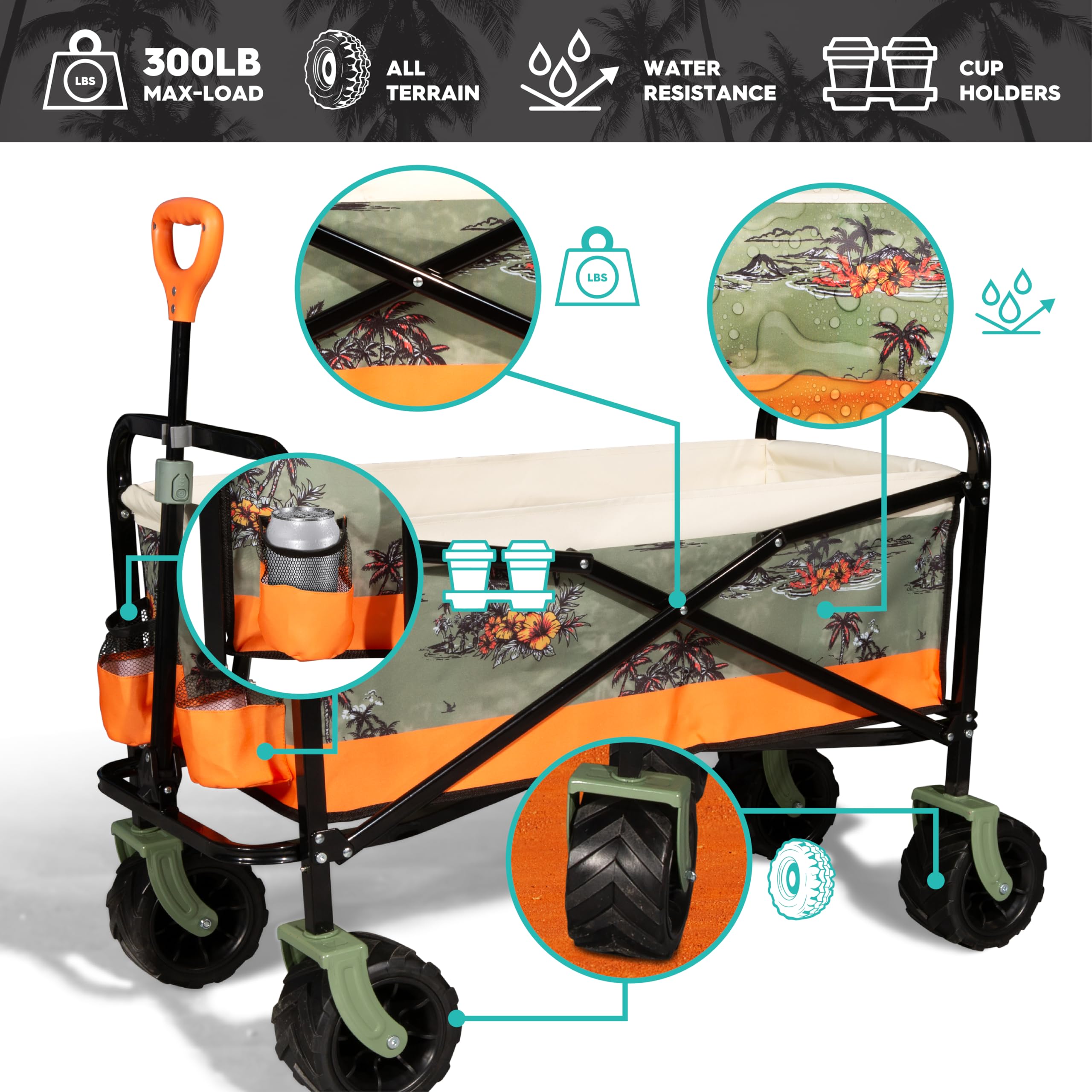 Quiksilver wagon wheel detail highlighting all-terrain traction and stability