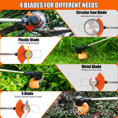 Quinitiles plastic blade detail illustrating gentle trimming for short grass areas