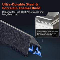 QuliMetal crossover tube detail showing connector ends for reliable flame transfer between burners