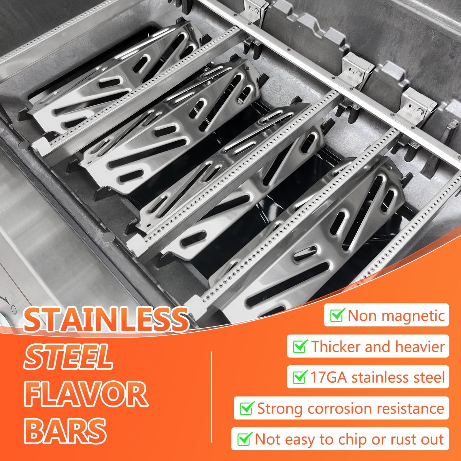 QuliMetal stainless surface detail highlighting rust resistance and easy cleaning benefit