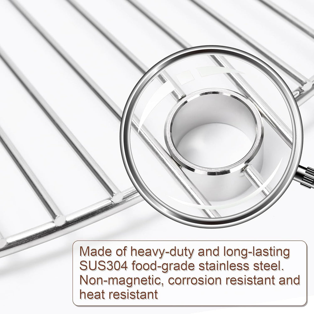 QuliMetal next to a tape measure showing 19.5-inch diameter for correct sizing