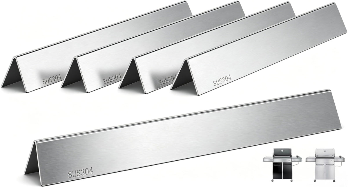 QuliMetal front view of five SUS304 bars showing fit and finish benefit
