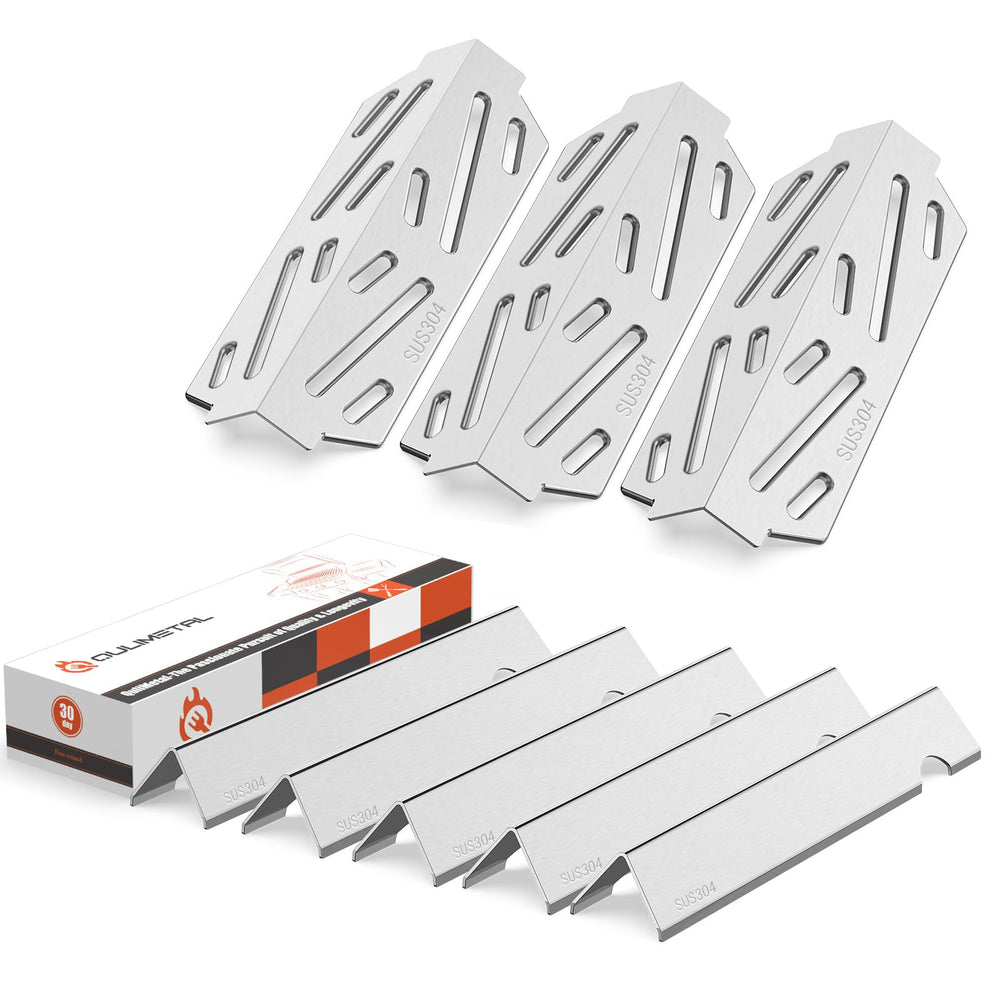 QuliMetal front view of flavorizer bars showing durable stainless finish and long-lasting protection