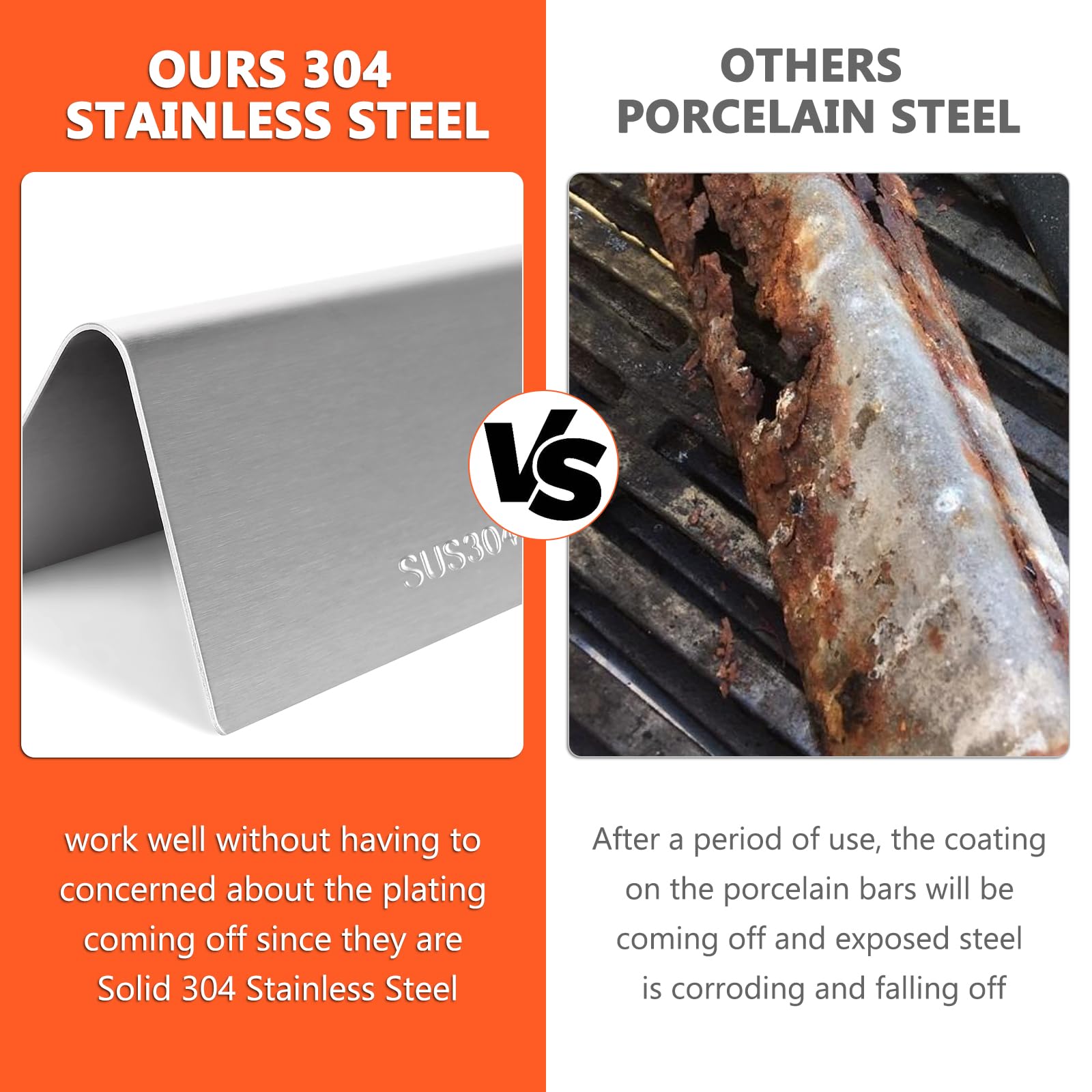 QuliMetal lifestyle view of bars in backyard grill enabling long-term reliable grilling