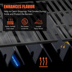 QuliMetal instalado en parrilla Weber Genesis II mejora distribución de calor