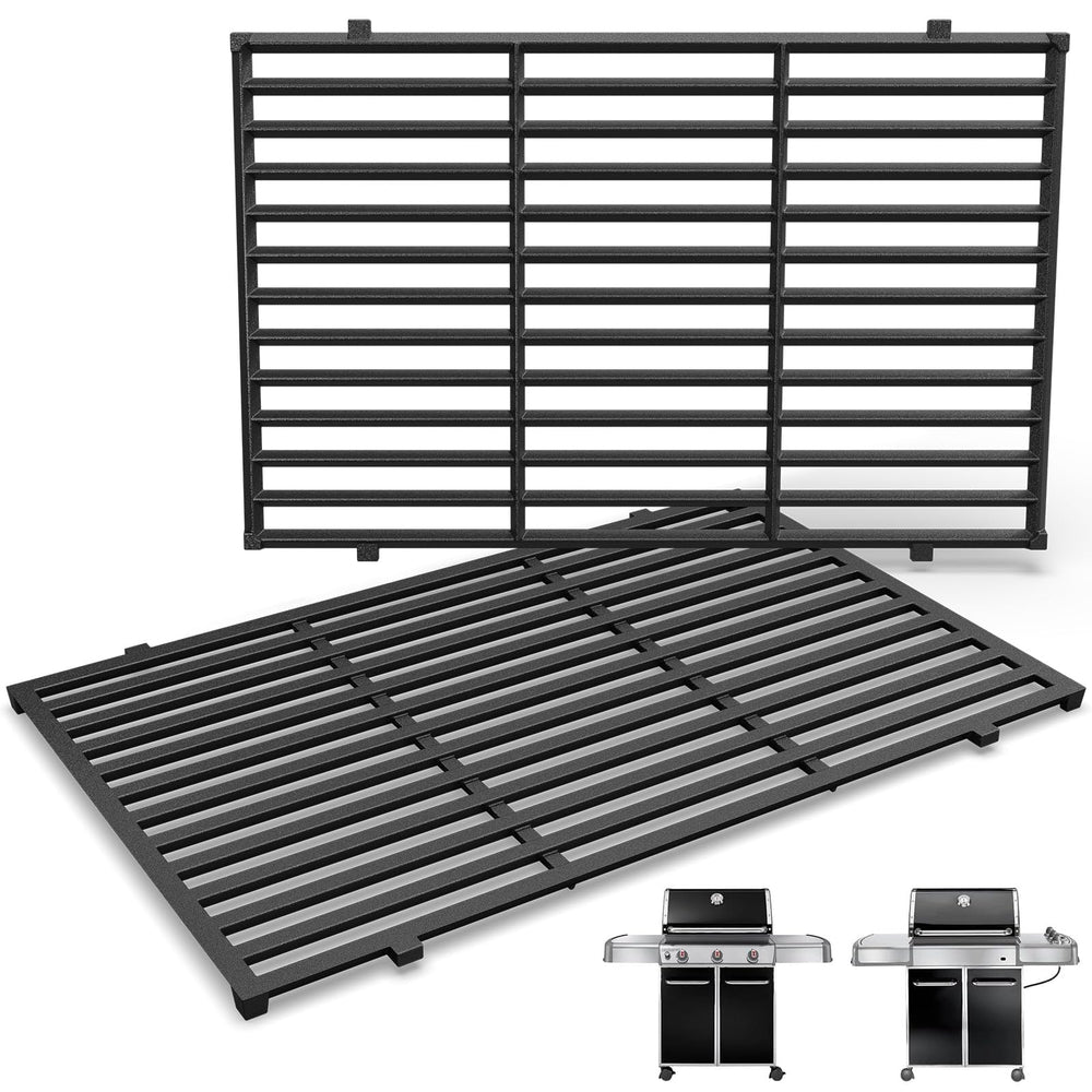 QuliMetal front view showing replacement grates and durable finish for reliable searing
