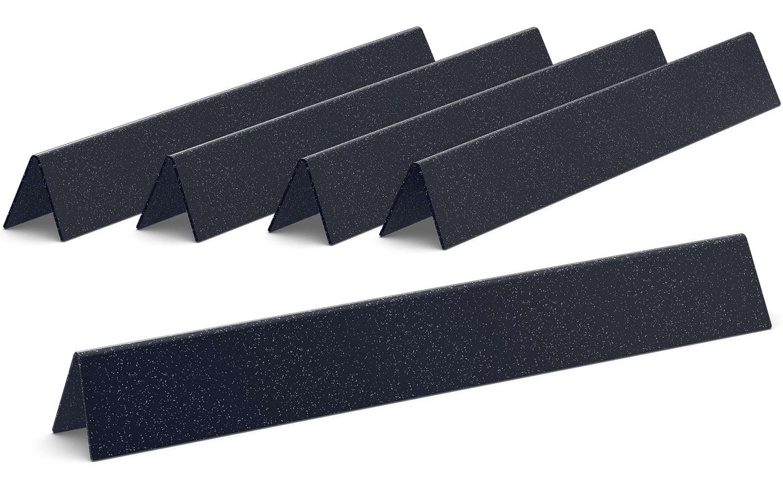 QuliMetal front view of five 22.5" flavorizer bars showing fit and finish benefit