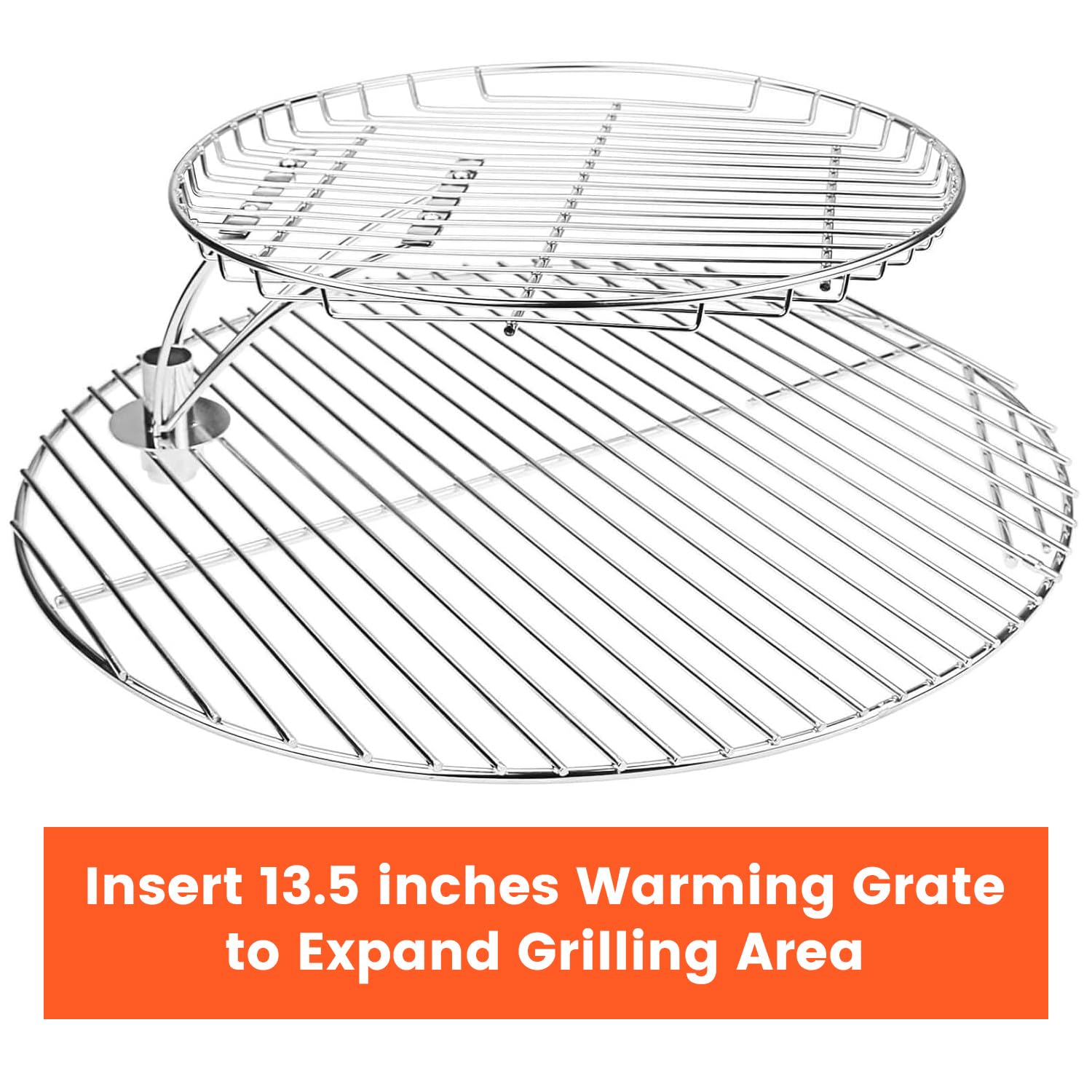 QuliMetal installed in kamado highlighting secure fit and improved heat retention