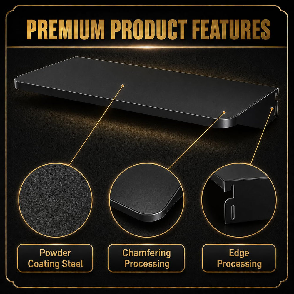 QuliMetal lifestyle scene with shelf enhancing outdoor grilling setup