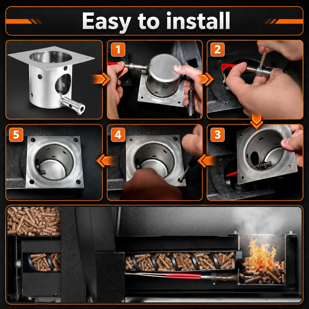 QuliMetal mounting hardware laid out for easy DIY installation
