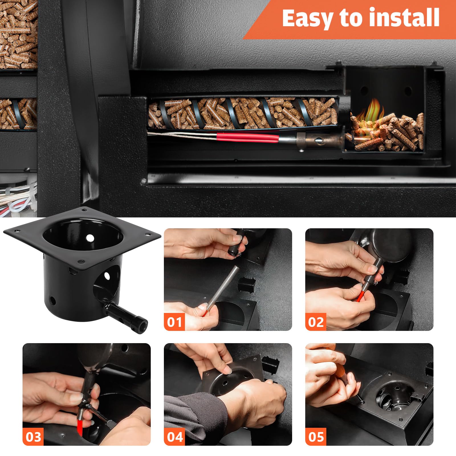 QuliMetal screws and fuse included for fast installation and secure fit