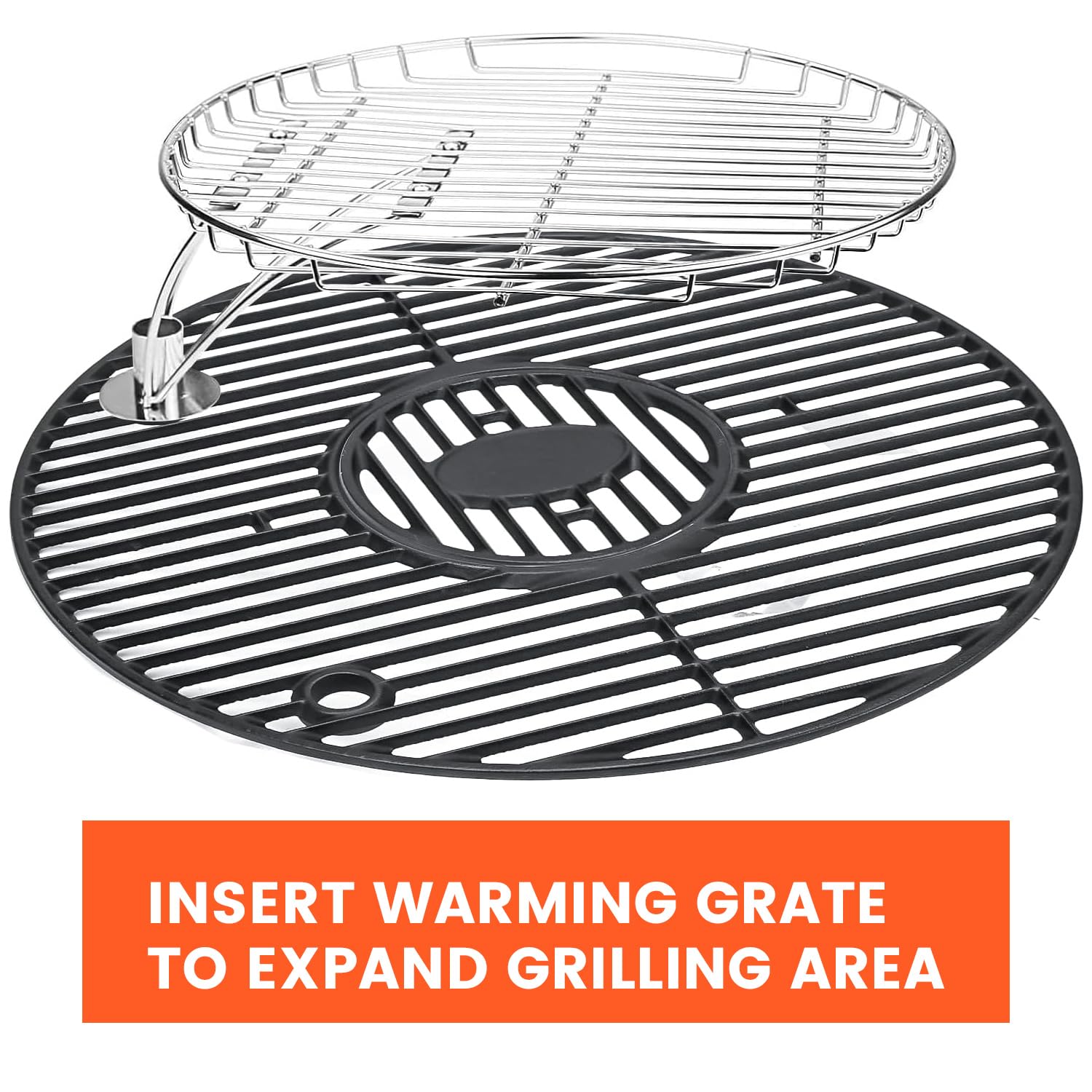 QuliMetal grate searing steak to demonstrate superior sear marks and flavor